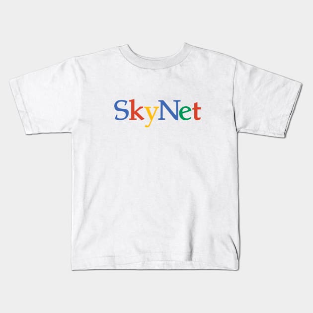 SkyNet Kids T-Shirt by BodinStreet